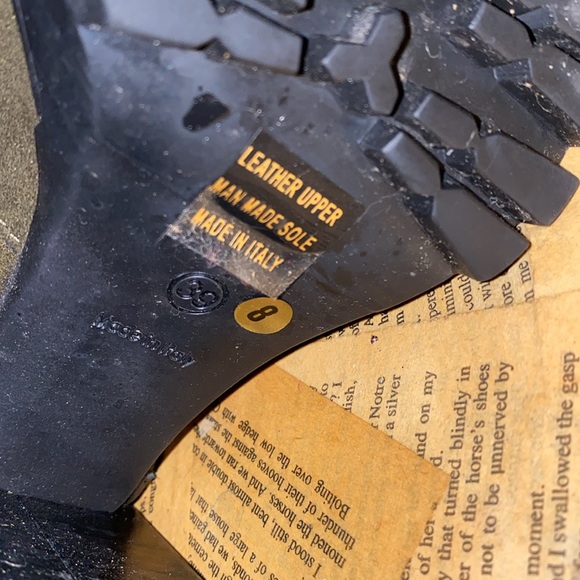 ❤️‍🔥 Emanuel Crastos made in Italy Army green moto boot Euro sz39 - Picture 6 of 9